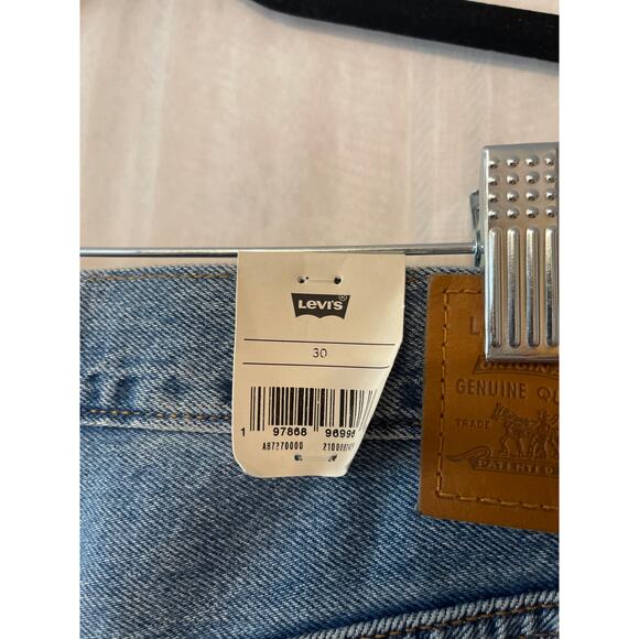 Levi's NWT Icon Button Fly Size 30 Denim Maxi Two Toned Jean Women's Skirt - Picture 3 of 5